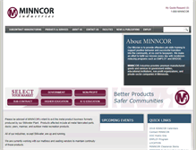 Tablet Screenshot of minncor.com